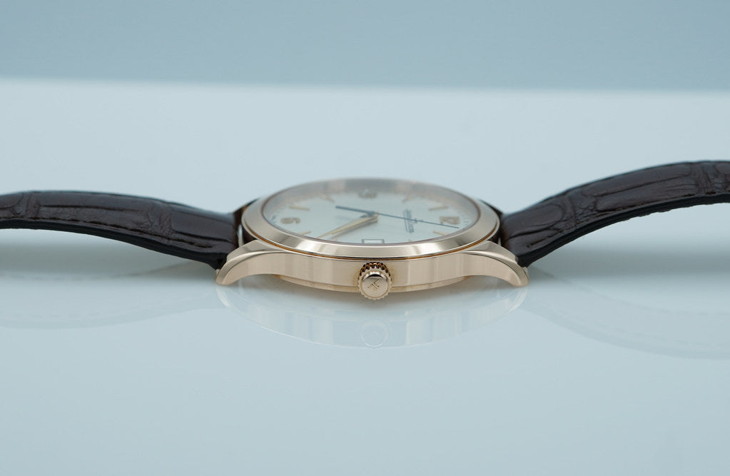 Jaeger-LeCoultre MASTER CONTROL DATE ROSE GOLD SILVER DIAL Q1542520 FULL SET Ref: Q1542520