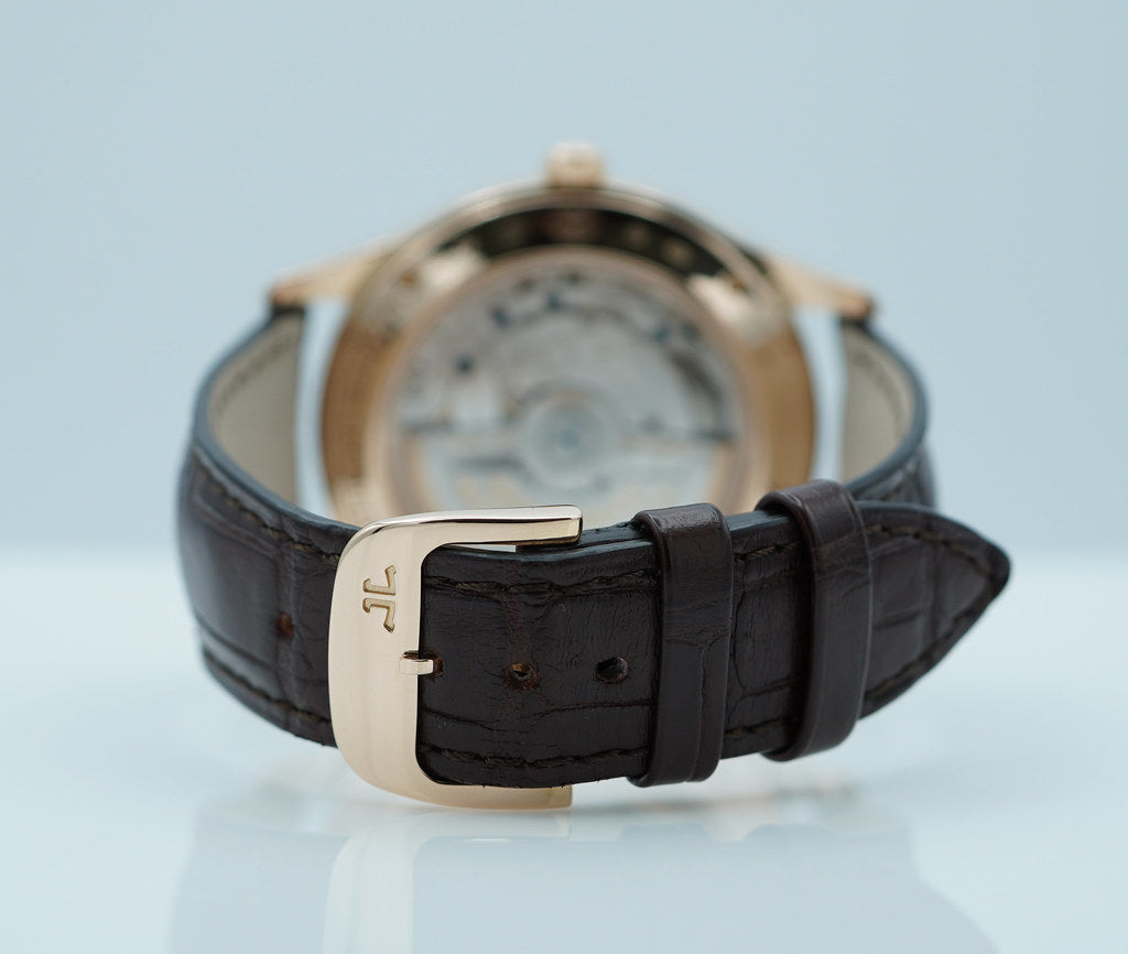 Jaeger-LeCoultre MASTER CONTROL DATE ROSE GOLD SILVER DIAL Q1542520 FULL SET Ref: Q1542520