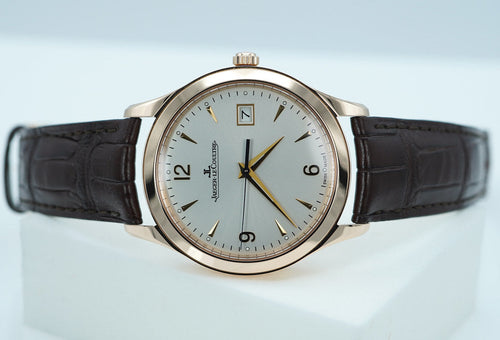 Jaeger-LeCoultre MASTER CONTROL DATE ROSE GOLD SILVER DIAL Q1542520 FULL SET Ref: Q1542520