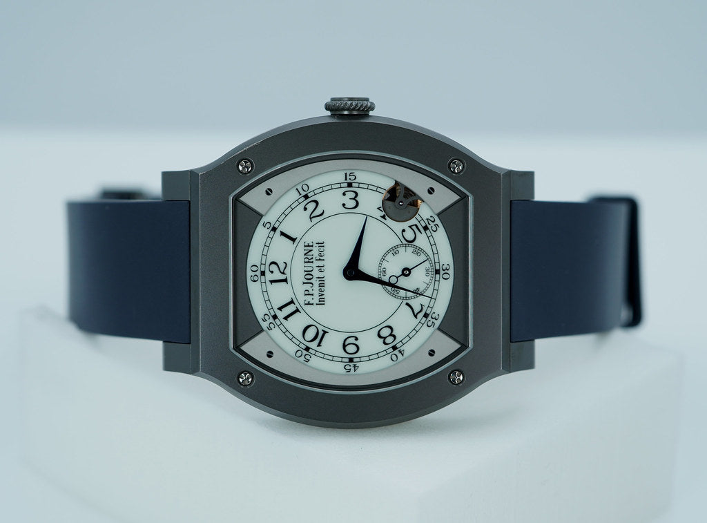 F.P. Journe ELEGANTE 48 TITALYT WHITE DIAL 2020 DISCONTINUED COMPLETE SET