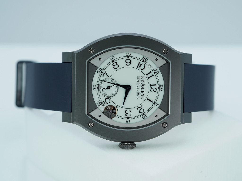F.P. Journe ELEGANTE 48 TITALYT WHITE DIAL 2020 DISCONTINUED COMPLETE SET