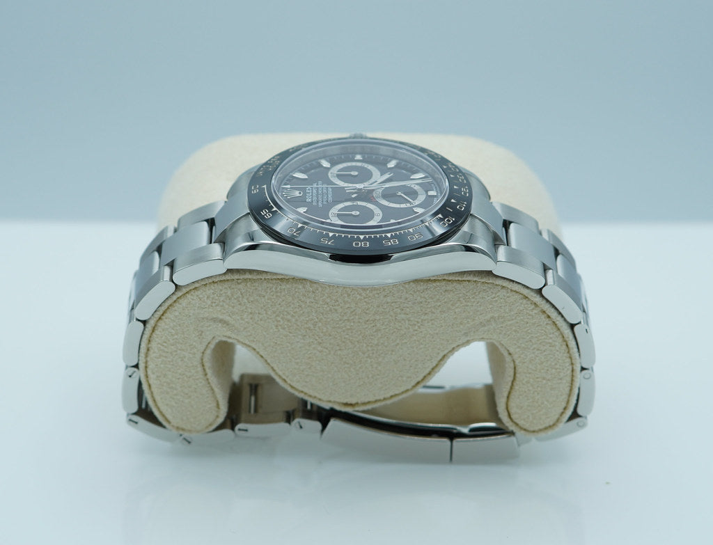 Rolex 116500LN COSMOGRAPH DAYTONA STEEL CERAMIC BEZEL BLACK DIAL 2024 WARRANTY FULL SET