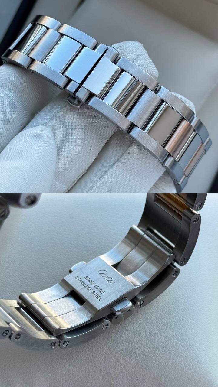 Cartier Calibre De Cartier Steel/18k Rose Gold